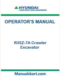 Hyundai R35Z-7A Crawler Excavator Pdf Operator's Manual