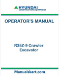 Hyundai R35Z-9 Crawler Excavator Pdf Operator's Manual