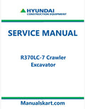 Hyundai R370LC-7 Crawler Excavator Pdf Repair Service Manual