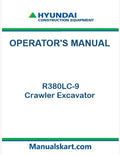 Hyundai R380LC-9 Crawler Excavator Pdf Operator's Manual
