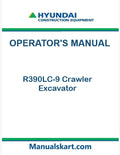 Hyundai R390LC-9 Crawler Excavator Pdf Operator's Manual