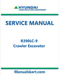 Hyundai R390LC-9 Crawler Excavator Pdf Repair Service Manual