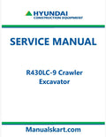 Hyundai R430LC-9 Crawler Excavator Pdf Repair Service Manual