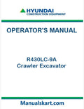 Hyundai R430LC-9A Crawler Excavator Pdf Operator's Manual
