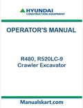 Hyundai R480, R520LC-9 Crawler Excavator Pdf Operator's Manual