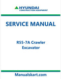 Hyundai R55-7A Crawler Excavator Pdf Repair Service Manual