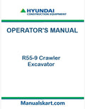 Hyundai R55-9 Crawler Excavator Pdf Operator's Manual