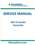 Hyundai R55-9 Crawler Excavator Pdf Repair Service Manual
