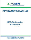 Hyundai R55-9A Crawler Excavator Pdf Operator's Manual
