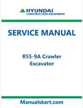 Hyundai R55-9A Crawler Excavator Pdf Repair Service Manual