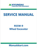 Hyundai R55W-9 Wheel Excavator Pdf Repair Service Manual
