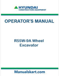 Hyundai R55W-9A Wheel Excavator Pdf Operator's Manual
