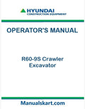 Hyundai R60-9S Crawler Excavator Pdf Operator's Manual