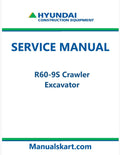 Hyundai R60-9S Crawler Excavator Pdf Repair Service Manual