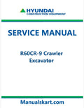 Hyundai R60CR-9 Crawler Excavator Pdf Repair Service Manual
