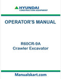 Hyundai R60CR-9A Crawler Excavator Pdf Operator's Manual