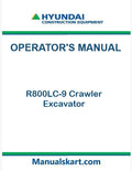 Hyundai R800LC-9 Crawler Excavator Pdf Operator's Manual
