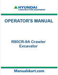 Hyundai R80CR-9A Crawler Excavator Pdf Operator's Manual
