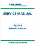 Hyundai R95W-3 Wheel Excavator Pdf Repair Service Manual