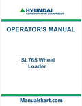 Hyundai SL765 Wheel Loader Pdf Operator's Manual