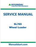 Hyundai SL765 Wheel Loader Pdf Repair Service Manual