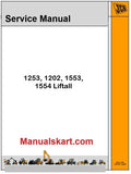 JCB 1253, 1202, 1553, 1554 Liftall Pdf Repair Service Manual