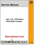 JCB 160, 170, 180 Robot Skid Steer Loader Repair Service Manual PDF