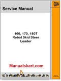 JCB 160, 170, 180T Robot Skid Steer Loader Pdf Repair Service Manual