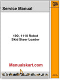 JCB 190, 1110 Robot Skid Steer Loader Repair Service Manual PDF