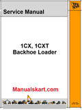 JCB 1CX, 1CXT Backhoe Loader Pdf Repair Service Manual