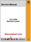 JCB 1CX, 208S Backhoe Loader Pdf Repair Service Manual