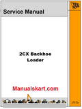 JCB 2CX Backhoe Loader Pdf Repair Service Manual