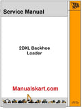 JCB 2DXL Backhoe Loader Pdf Repair Service Manual
