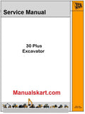 JCB 30 Plus Excavator Repair Service Manual PDF