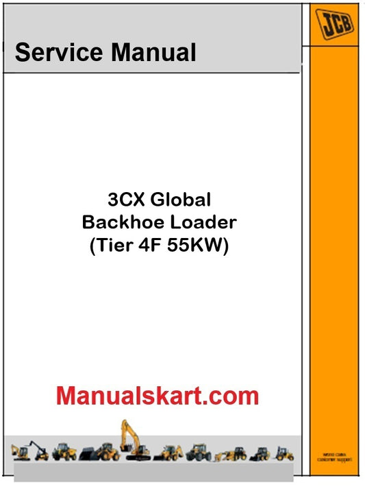 JCB 3CX Global Backhoe Loader Repair Service Manual PDF