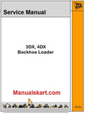 JCB 3DX, 4DX Backhoe Loader Pdf Repair Service Manual