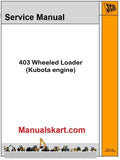 JCB 403 Wheel Loader Repair Service Manual PDF