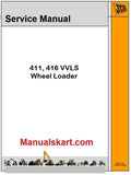 JCB 411, 416 VVLS Wheel Loader Repair Service Manual PDF