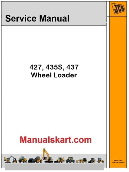 JCB 427, 435S, 437 Wheel Loader Pdf Repair Service Manual (Tier 4 Final)