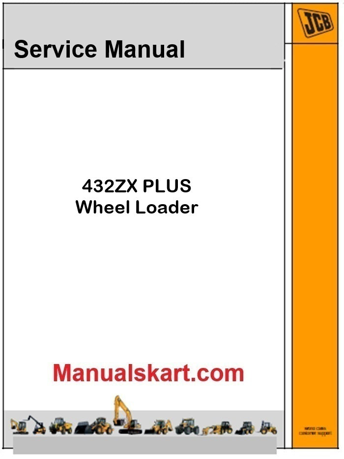 JCB 432ZX PLUS Wheel Loader Pdf Repair Service Manual