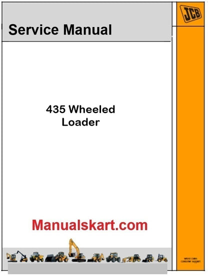 JCB 435 Wheel Loader Repair Service Manual PDF