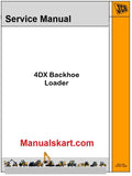 JCB 4DX Backhoe Loader Pdf Repair Service Manual