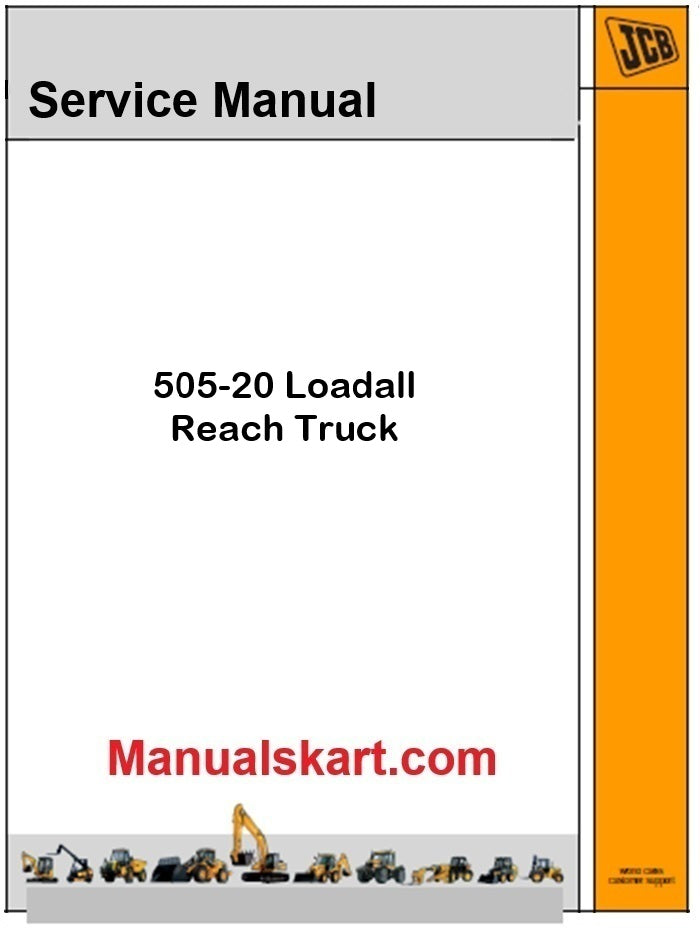 JCB 505-20 Loadall Reach Truck Pdf Repair Service Manual