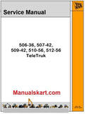 JCB 506-36, 507-42, 509-42, 510-56, 512-56 TeleTruk Pdf Repair Service Manual