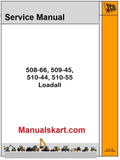JCB 508-66, 509-45, 510-44, 510-55 Loadall Repair Service Manual PDF T4F