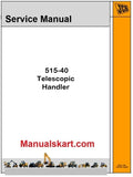 JCB 515-40 Telescopic Handler Pdf Repair Service Manual
