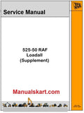 JCB 525-50 RAF Loadall Repair Service Manual PDF (Supplement)