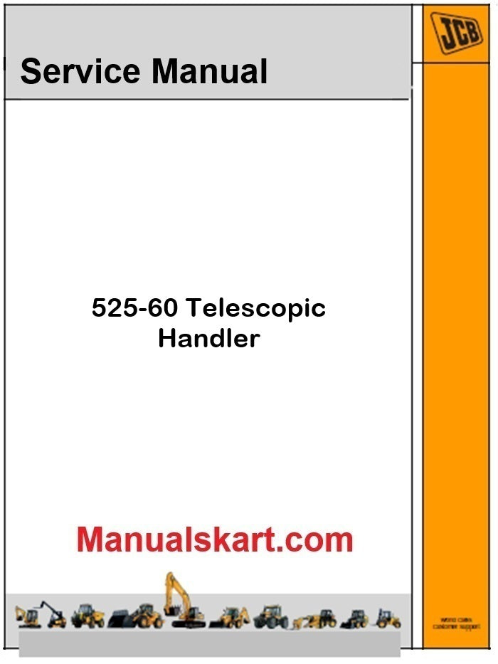 JCB 525-60 Telescopic Handler Pdf Repair Service Manual