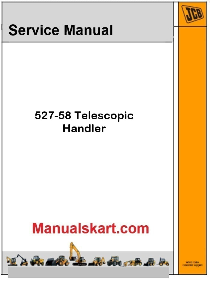 JCB 527-58 Telescopic Handler Repair Service Manual PDF