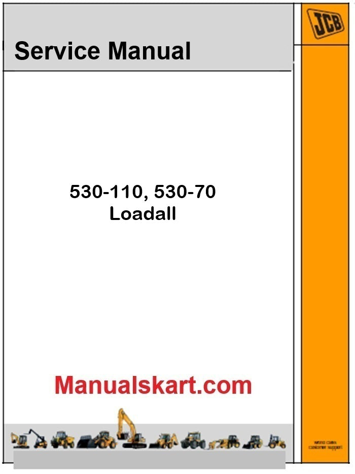 JCB 530-110, 530-70 Loadall Pdf Repair Service Manual